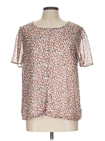 Vila Short Sleeve Blouse (view 1)