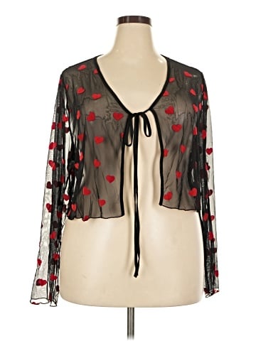 Shein Curve 3/4 Sleeve Blouse (view 1)