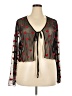 Shein Curve Black 3/4 Sleeve Blouse Size 20 Plus (4) - photo 1