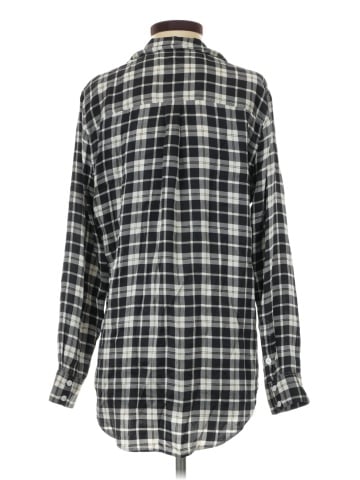 Equipment Long Sleeve Silk Top (view 2)