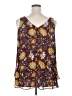 Lane Bryant 100% Polyester Brown Sleeveless Blouse Size 18 - photo 2