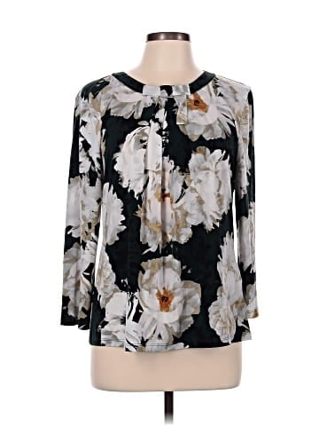 Karl Lagerfeld Paris 3/4 Sleeve Blouse (view 1)