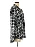 Equipment 100% Silk Plaid Black Long Sleeve Silk Top Size S - photo 4