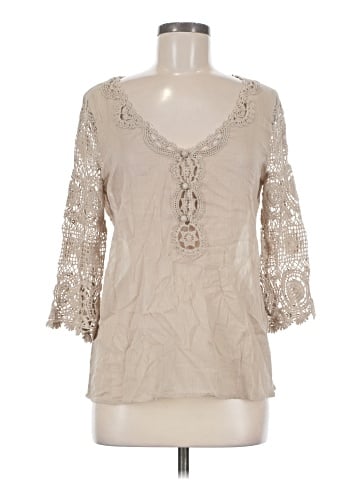 Love Stitch 3/4 Sleeve Blouse (view 1)