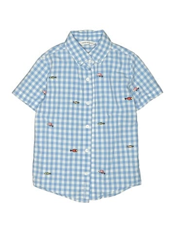 Janie and Jack Short Sleeve Button-Down Shirt (view 1)