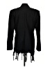 Alexander Wang 100% Cotton Black Blazer Size 6 - photo 2