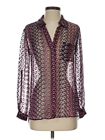 Diane von Furstenberg Long Sleeve Blouse (view 1)