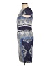Basler Graphic Blue Cocktail Dress Size EU (IT) 48 / US 12 - photo 5