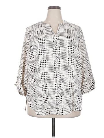 41Hawthorn 3/4 Sleeve Blouse (view 1)
