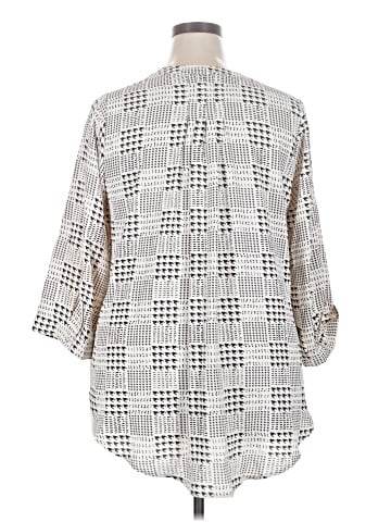 41Hawthorn 3/4 Sleeve Blouse (view 2)