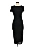Popular Basics Solid Black Casual Dress Size M - photo 2