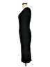 Popular Basics Solid Black Casual Dress Size M - photo 5