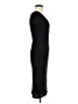 Popular Basics Solid Black Casual Dress Size M - photo 4