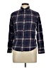 Uniqlo Plaid Blue Long Sleeve Button-Down Shirt Size 13 - photo 1