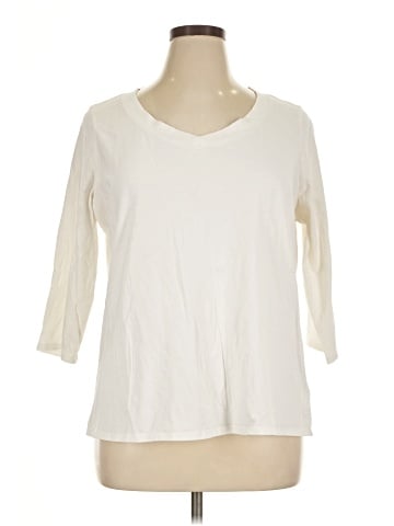 Coldwater Creek 3/4 Sleeve Top (view 1)