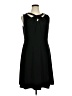 Jones Studio Solid Black Cocktail Dress Size 16 - photo 1