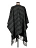 Francesca's 100% Acrylic Gray Poncho One size - photo 2