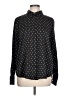 Ann Taylor Polka Dots Black Long Sleeve Blouse Size L - photo 1