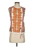 Tiny 100% Cotton Orange Sleeveless Blouse Size S - photo 1