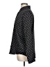 Ann Taylor Polka Dots Black Long Sleeve Blouse Size L - photo 5