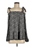 MICHAEL Michael Kors Silver Sleeveless Blouse Size M (petite) - photo 1