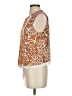 Tiny 100% Cotton Orange Sleeveless Blouse Size S - photo 5