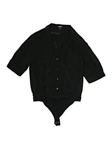 Express Outlet 3/4 Sleeve Button-Down Shirt (view 1)