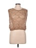 Unbranded 100% Polyester Tan Sleeveless Top Size L - photo 1
