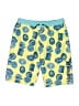 Hurley 100% Polyester Graphic Yellow Board Shorts Size 13 - photo 1