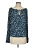Faherty Blue Long Sleeve Blouse Size XS - photo 1