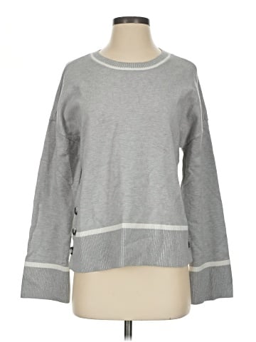 Marled Pullover Sweater (view 1)
