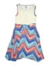 Emily West Chevron-herringbone Blue Dress Size 16 - photo 2