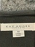 Kay Unger Solid Black Jumpsuit Size 10 - photo 4