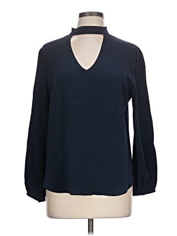 Amanda Uprichard Long Sleeve Silk Top (view 1)