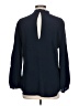 Amanda Uprichard 100% Silk Blue Long Sleeve Silk Top Size L - photo 2