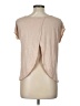 Charlotte Russe Tan Short Sleeve Top Size L - photo 2