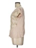 Charlotte Russe Tan Short Sleeve Top Size L - photo 5
