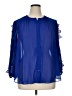Unbranded Blue 3/4 Sleeve Blouse Size 0X (estimated) - photo 1