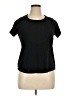 Coldwater Creek Black Short Sleeve Top Size XL - photo 1