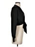 Mind Code Black Long Sleeve Blouse Size S - photo 4