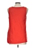 Cupio 100% Cotton Orange Sleeveless Blouse Size L - photo 2