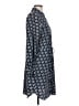 Maison Jules 100% Polyester Print Black Casual Dress Size L - photo 4