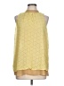 Charming Charlie 100% Polyester Yellow Sleeveless Blouse Size L - photo 1