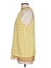 Charming Charlie 100% Polyester Yellow Sleeveless Blouse Size L - photo 5