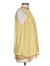 Charming Charlie 100% Polyester Yellow Sleeveless Blouse Size L - photo 4
