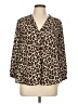 Vince Camuto Animal Print Tan 3/4 Sleeve Blouse Size L - photo 1