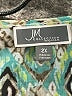 JM Collection 100% Polyester Silver 3/4 Sleeve Blouse Size 2X - photo 7
