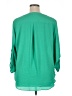 Chaus 100% Polyester Green 3/4 Sleeve Blouse Size XL - photo 2