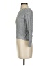 American Eagle Outfitters 100% Cotton Metallic Gray Pullover Sweater Size S - photo 5