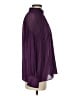 Hazel 100% Polyester Purple Long Sleeve Blouse Size S - photo 4